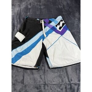 Billabong Mens Recycle Series Board Shorts  embroidered multicolored size 33 Y2K